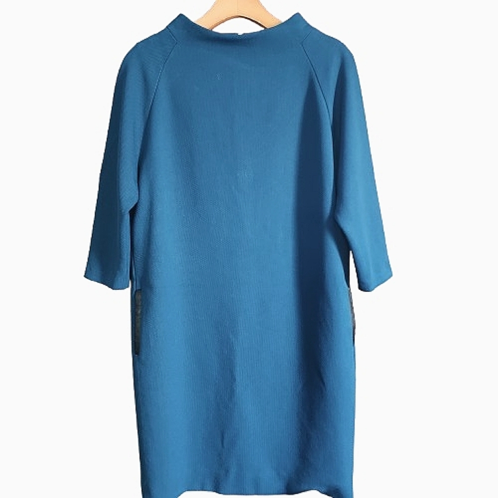 Womens 4 Antonio Melani Blue Minimalist Sweater Dress